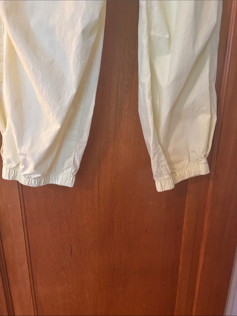 GAP Kids Girls Pale Yellow Cargo Jogger Pants
